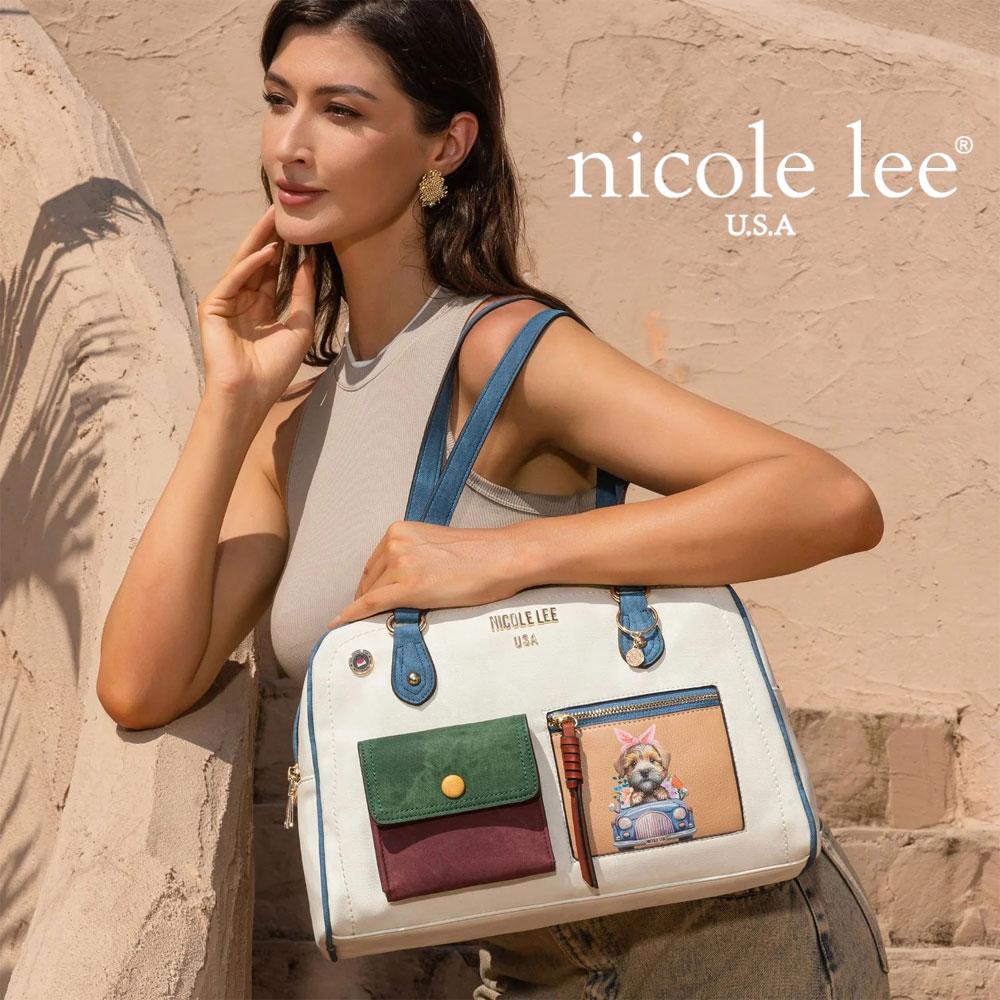 2024 新作 数量限定 NICOLE LEE ニコールリー P17104 MULTI COLORBLOCK