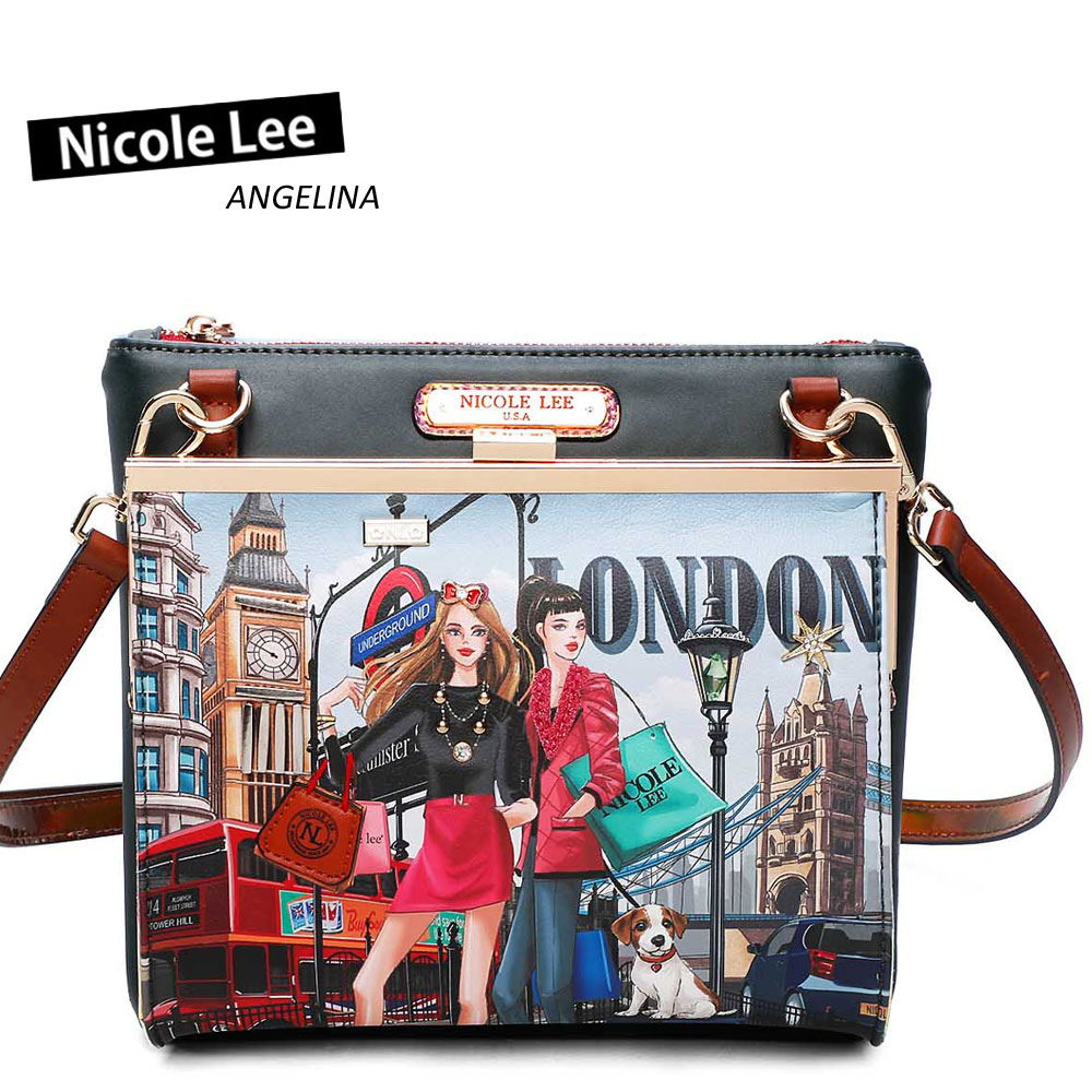 史上最も激安 21 Nicole Lee ニコールリー Wow Wow It S London レディース ロンドンガール ミニショルダーバッグ ポシェット イギリス ビジュー スタッズ ブラウン クラシカル ビーガンレザー ヴィーガン 人気 ブランド バック 30代 40代 代 春夏秋冬