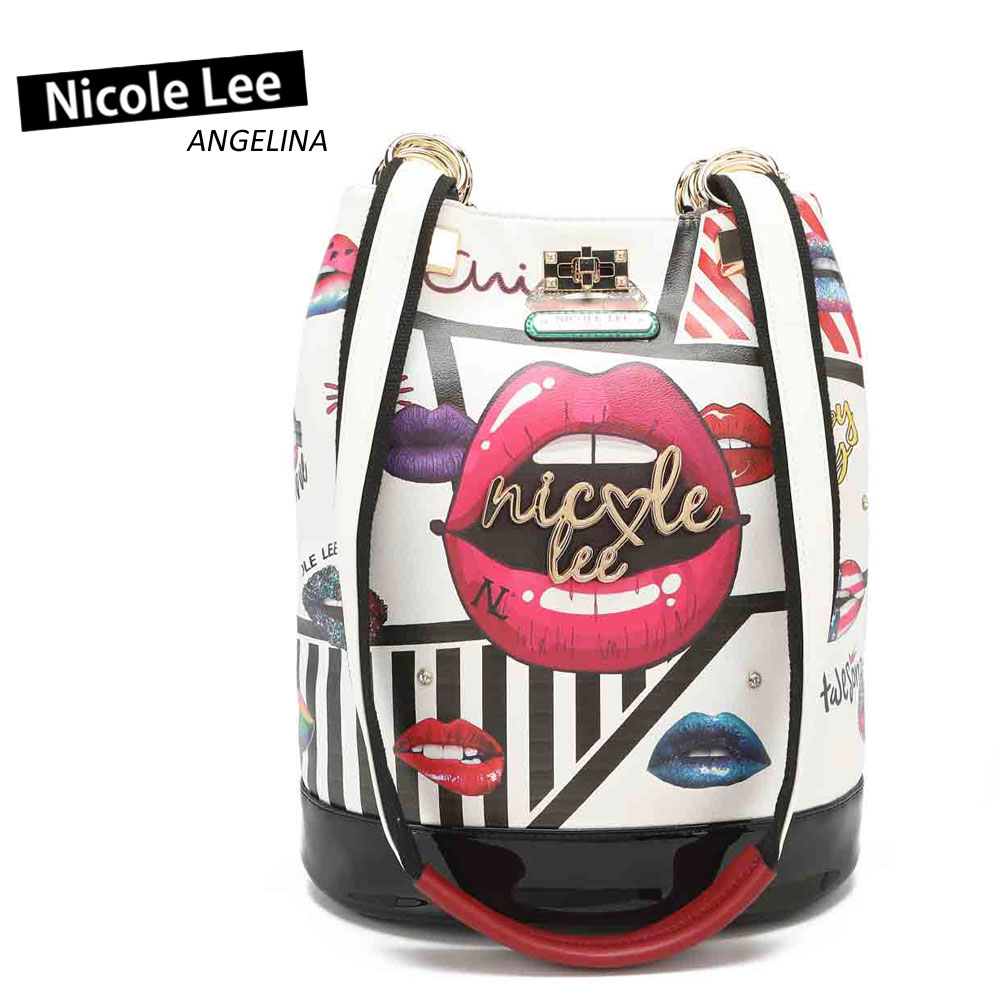 超歓迎 楽天市場 4 15新入荷 21ss新作 数量限定 Nicole Lee ニコールリー Sl Sugar Lips レディース キスマーク リュック ポップロゴ リュックサック バッグ ビーガンレザー ヴィーガン 30代 40代 代 春夏秋冬 白 カラーストーン ロゴ 大きめ リップ