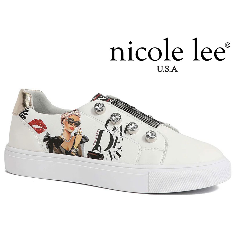 NICOLE LEE レディーススニーカー 厚底 ラインストーン☆美品☆ 楽天市場】3個限定 NICOLE LEE ニコールリー BLING23037 LADY IN