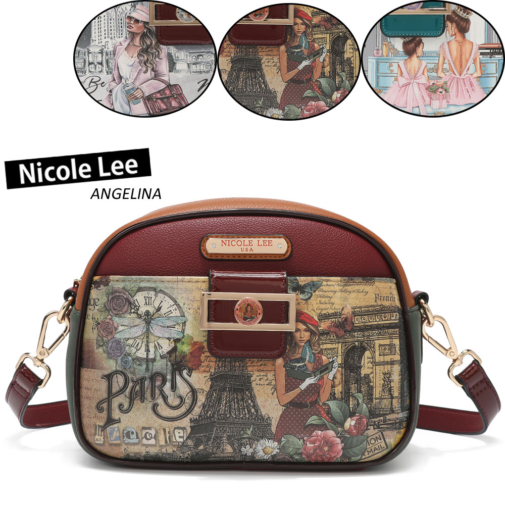 量目押さえる NICOLE LEE ニコールリー PRT16692 レディース 合切袋 肩先 ミニ御徒面子 メイク合切袋 小さめ 春夏秋冬 ビーガンレザー ヴィーガン 一般受け 30代 40代 20代 SDGs サステナブル  旅する 価値高い品入れ バッグインバッグ 小入れもの かざり付ける品入れ 成年者