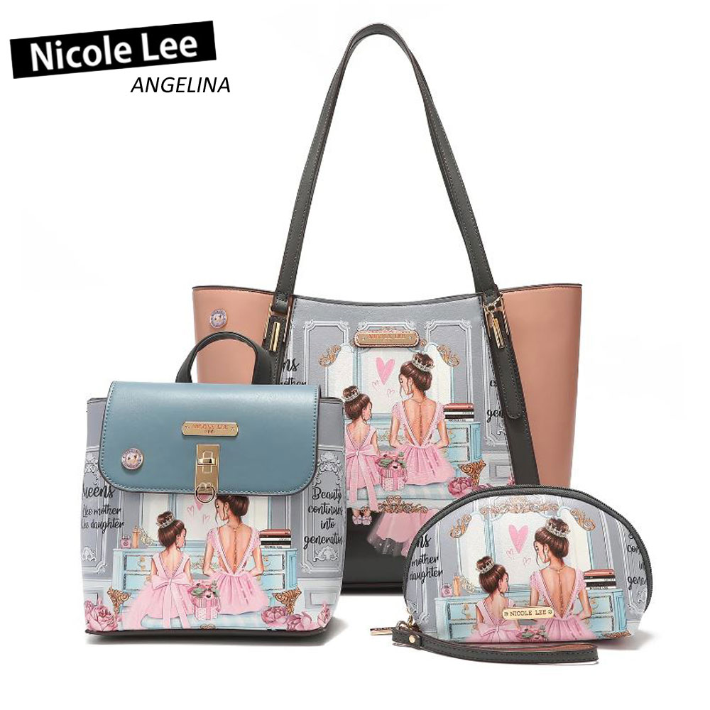 10/5迄　2025新作✨美品✨nicole lee ハンドバッグ　ニコールリー 楽天市場】2025 数量限定 NICOLE LEE ニコールリー SET17114B