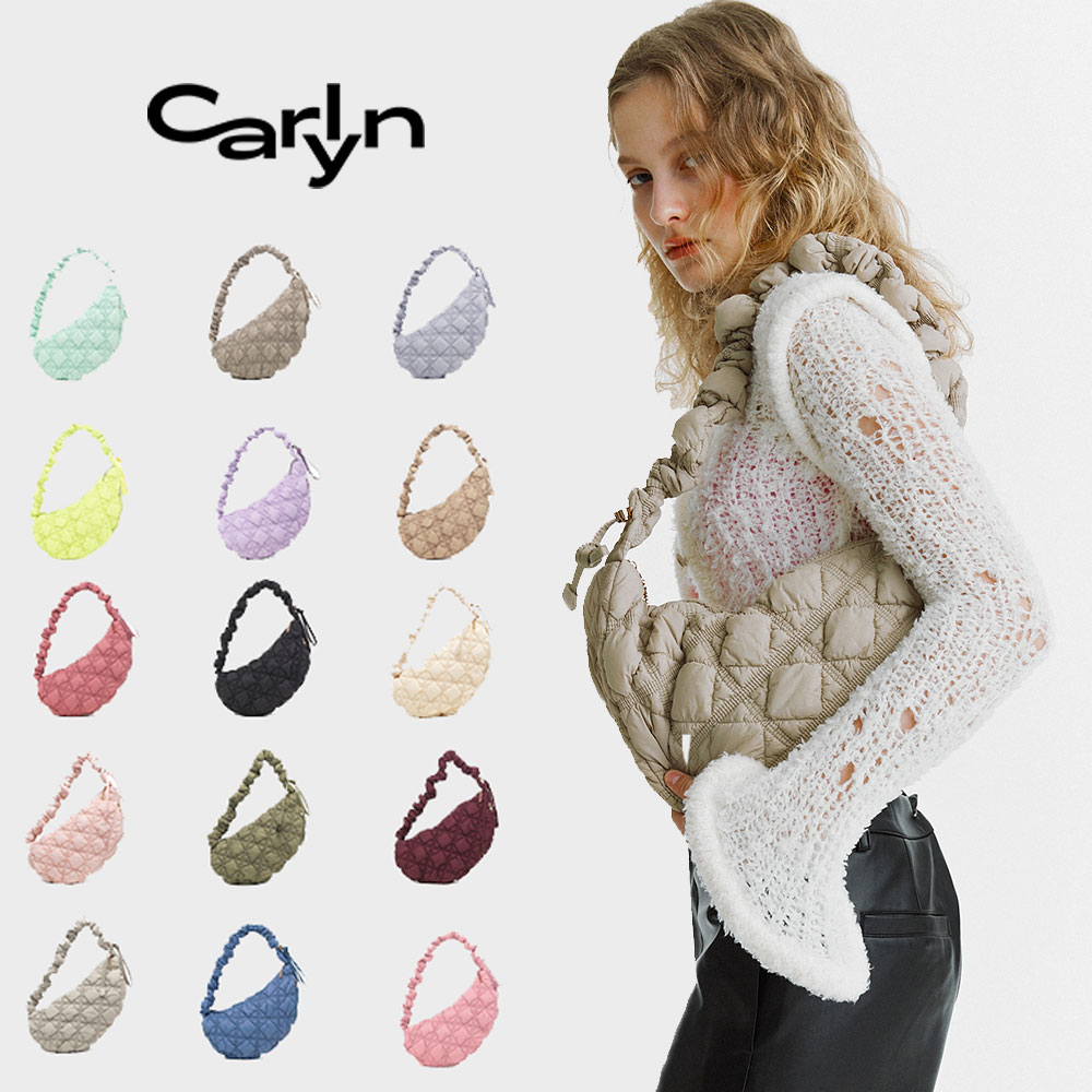 保証付 返品OK 正規品 CARLYN カーリン COZY H72303010 レディース サコッシュ 4WAY ショルダーバッグ ぽこぽこ キルティングナイロン 春夏秋冬 ヴィーガン 人気 30代 40代 20代 高級 通勤通学 ボディバッグ 小さめ 大人可愛い ミニバッグ トゥワイス ツウィ｜ANGELINA - アンジェリーナ