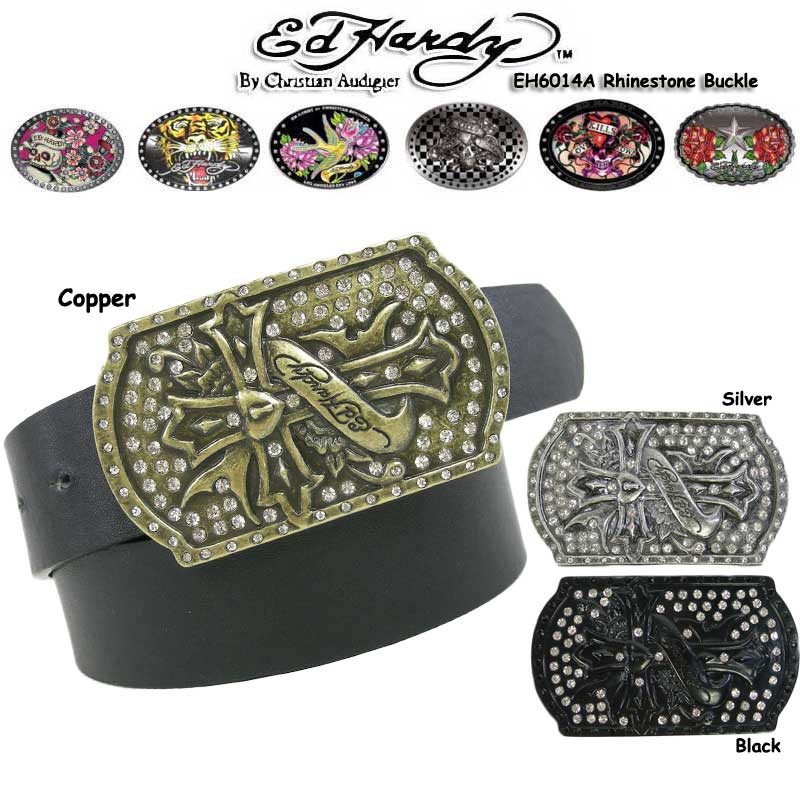 楽天市場】ED HARDY HANDMADE GENUIVE LEATHER BELT ［CHOCOLATE］エド