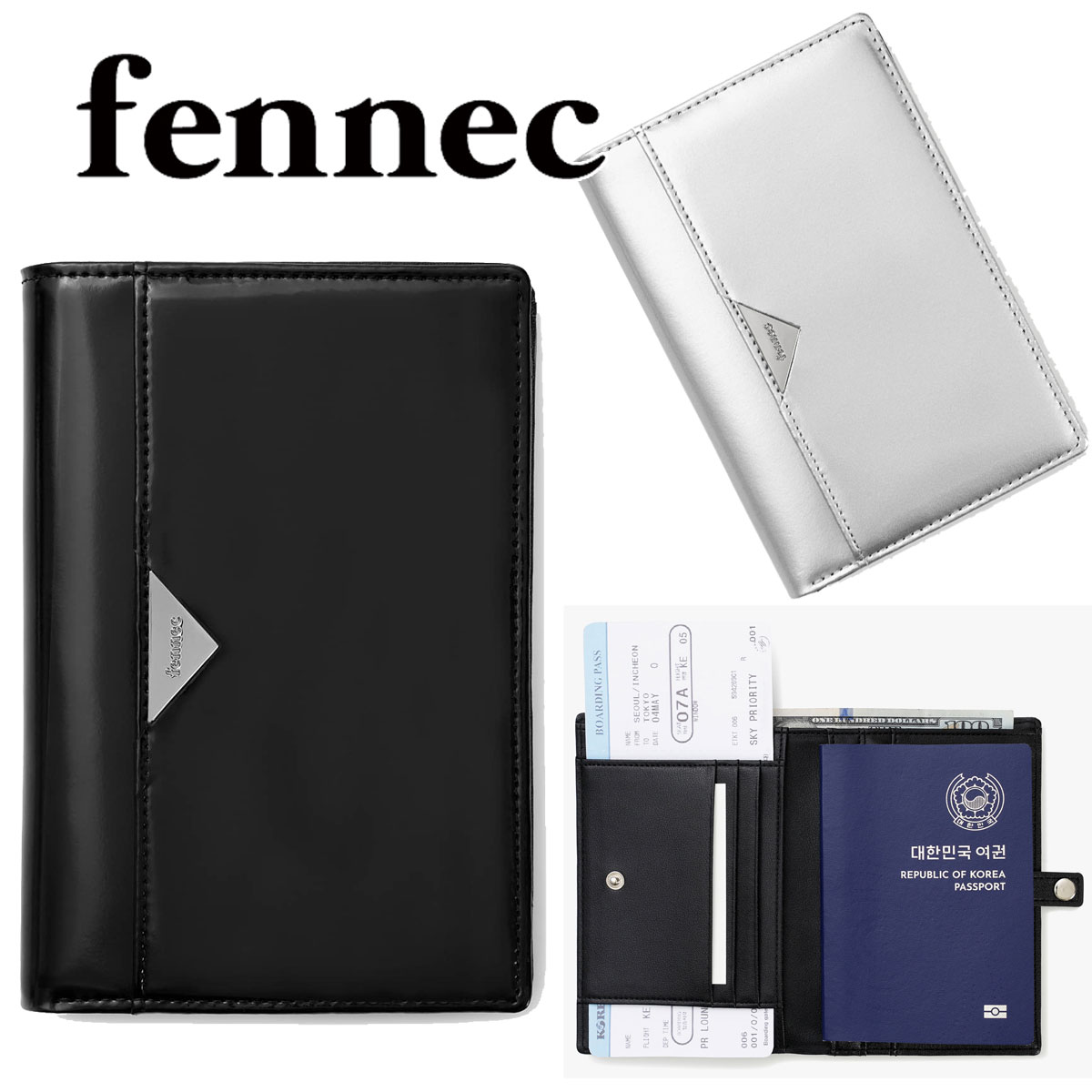 保証付 返品OK Fennec フェネック 日本 正規品 2026 日本未入荷ブランド TRIANGLE PASSPORT WALLET トライアングル パスポート ウォレット 本革 レザー 財布 ヴィンテージ 30代 40代 50代 60代 ショートウォレット カウレザー 通勤通学 レディース ミニ財布 ユニセックス|ANGELINA - アンジェリーナ