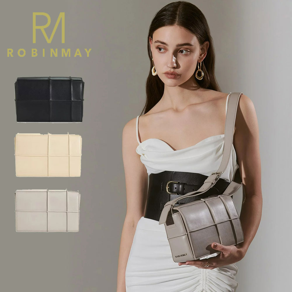 保証付 返品OK 正規品 ROBINMAY ロビンメイ WC092 Choco Crossbody Bag(L) レディース RMロゴ スクエア型ショルダーバッグ 春夏秋冬 ビーガンレザー ヴィーガン 人気 30代 40代 50代　60代　SDGs サステナブル 台湾 ナナメ掛け チャオ ブリック ココ クロスボディ｜ANGELINA - アンジェリーナ