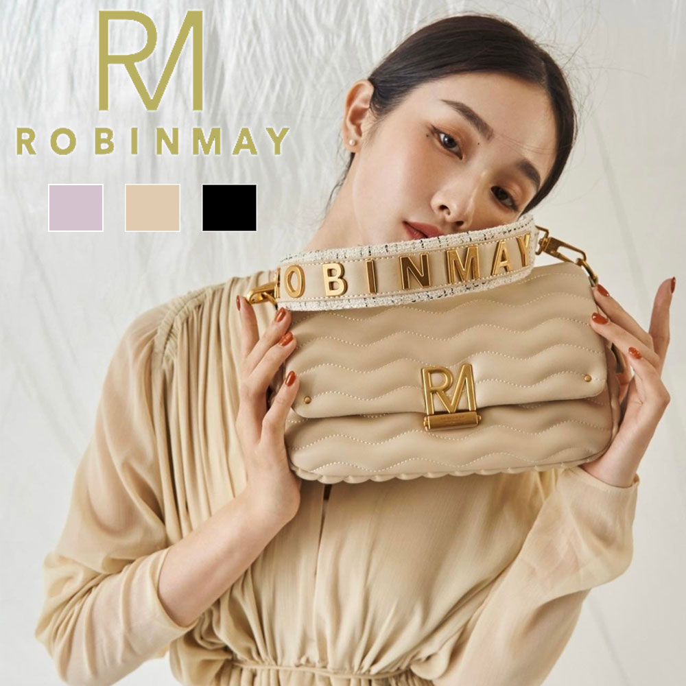 引きうける付 返品聞き入れる  定め事品  ROBINMAY ロビンメイ  C228  Glittering Wave Cross Body Bag レディース RMロゴタイプ 真四角 縮くれる ショルダーバッグ 2way 春夏秋冬 ビーガンレザー ヴィーガン 30代 40代 SDGs サステナブル 分かりやすい 中華民国 波光浪潮斜背包 キルティング ミニ