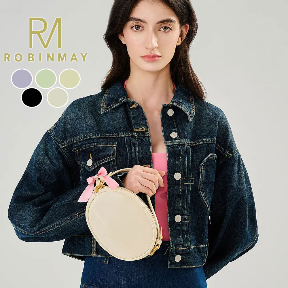 保証付 返品OK 正規品 ROBINMAY ロビンメイ WC128 粉餅斜背包 レディース 楕円形 丸型 ハンドバッグ 斜め掛け ショルダーバッグ 春夏秋冬 ヴィーガン 人気 30代 40代 20代 SDGs サステナブル RMロゴ 台湾 高級 通勤通学 リボン 2WAY 小さめ 大人可愛い ミニバッグ|ANGELINA - アンジェリーナ
