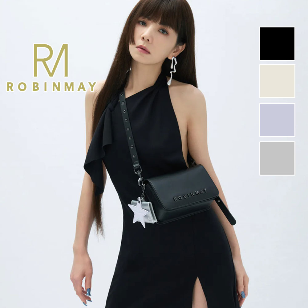 保証付 返品OK 正規品 ROBINMAY ロビンメイ C348 レディース Ellaファンタジースター クロスボディバッグ RMロゴショルダー クラシックスクエアバッグ ナナメ掛けショルダー ビーガンレザー バイカラー 台湾 20代 30代 40代 50代 60代 奇幻星宇斜背包 通勤通学｜ANGELINA - アンジェリーナ