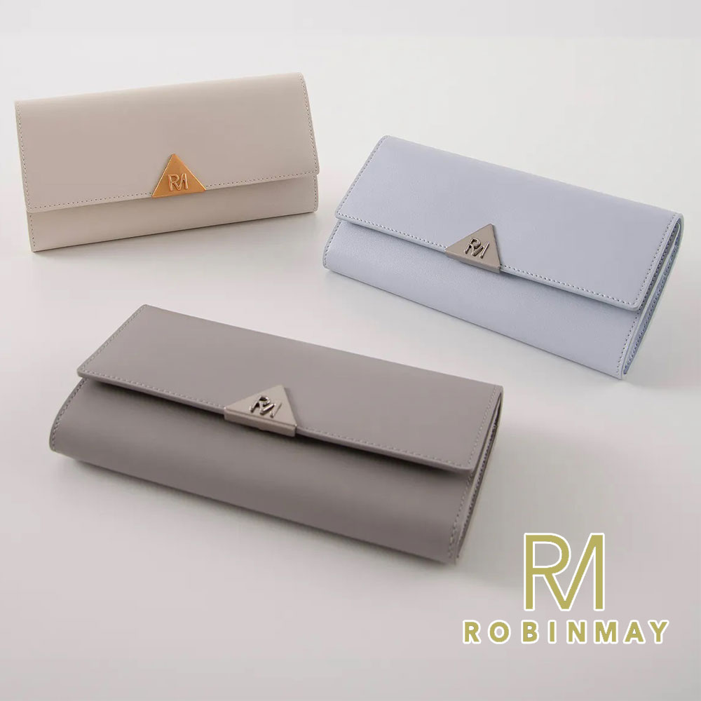 シンプルでなめらかな質感★ROBINMAY 本革 2つ折り財布 楽天市場】保証付 返品OK 正規品 2025 ROBINMAY ロビンメイ L139