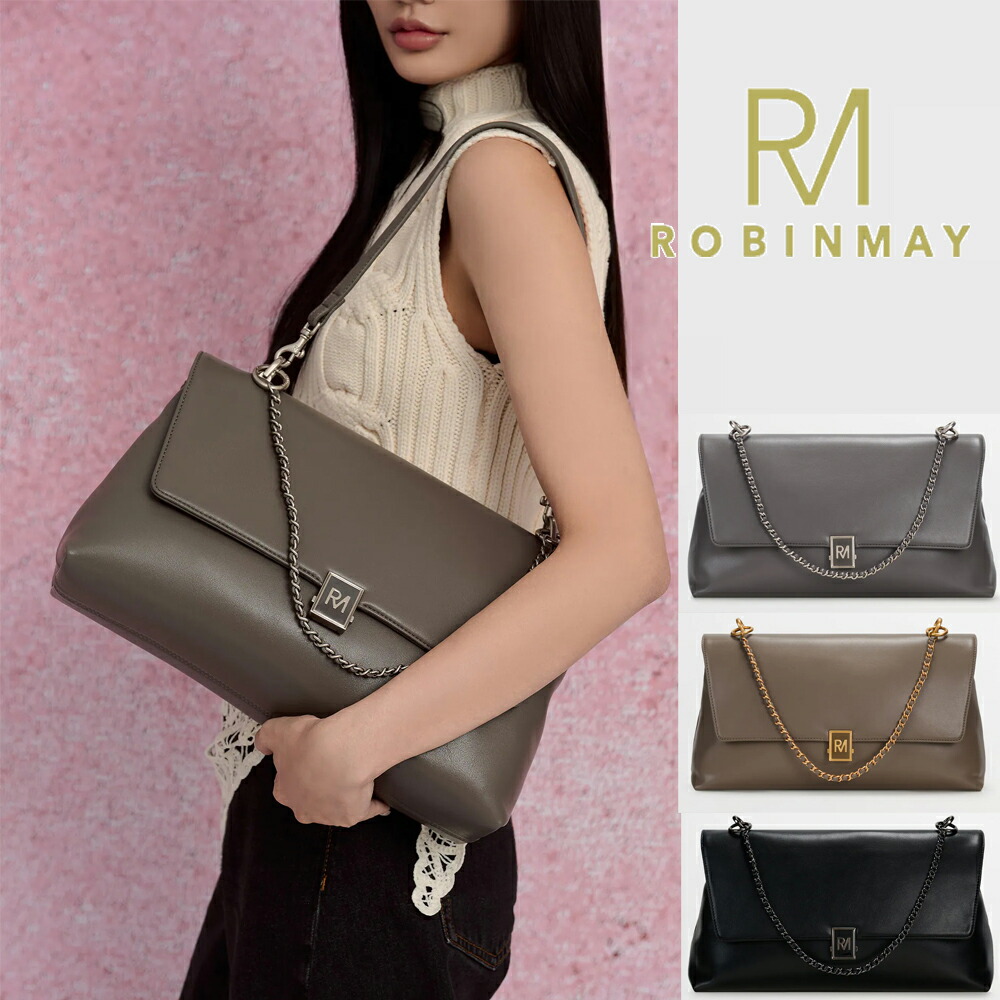 保証付 返品OK 正規品 2026 ROBINMAY ロビンメイ B296 Anjue Shoulder Bag レディース RM レザー ジュアル オフィス プライベート ショルダーバッグ 2way バック 鞄 台湾 小さめ スクエアバッグ クラッチ ビーガンレザー ヴィーガン 30代 40代 50代 60代 大人クラシック｜ANGELINA - アンジェリーナ