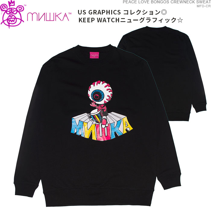 楽天市場】クーポン配布中/ ミシカ トレーナー mishka クルーネックスウェット PEACE LOVE BONGOS CREWNECK  SWEAT/ : ing（イング）