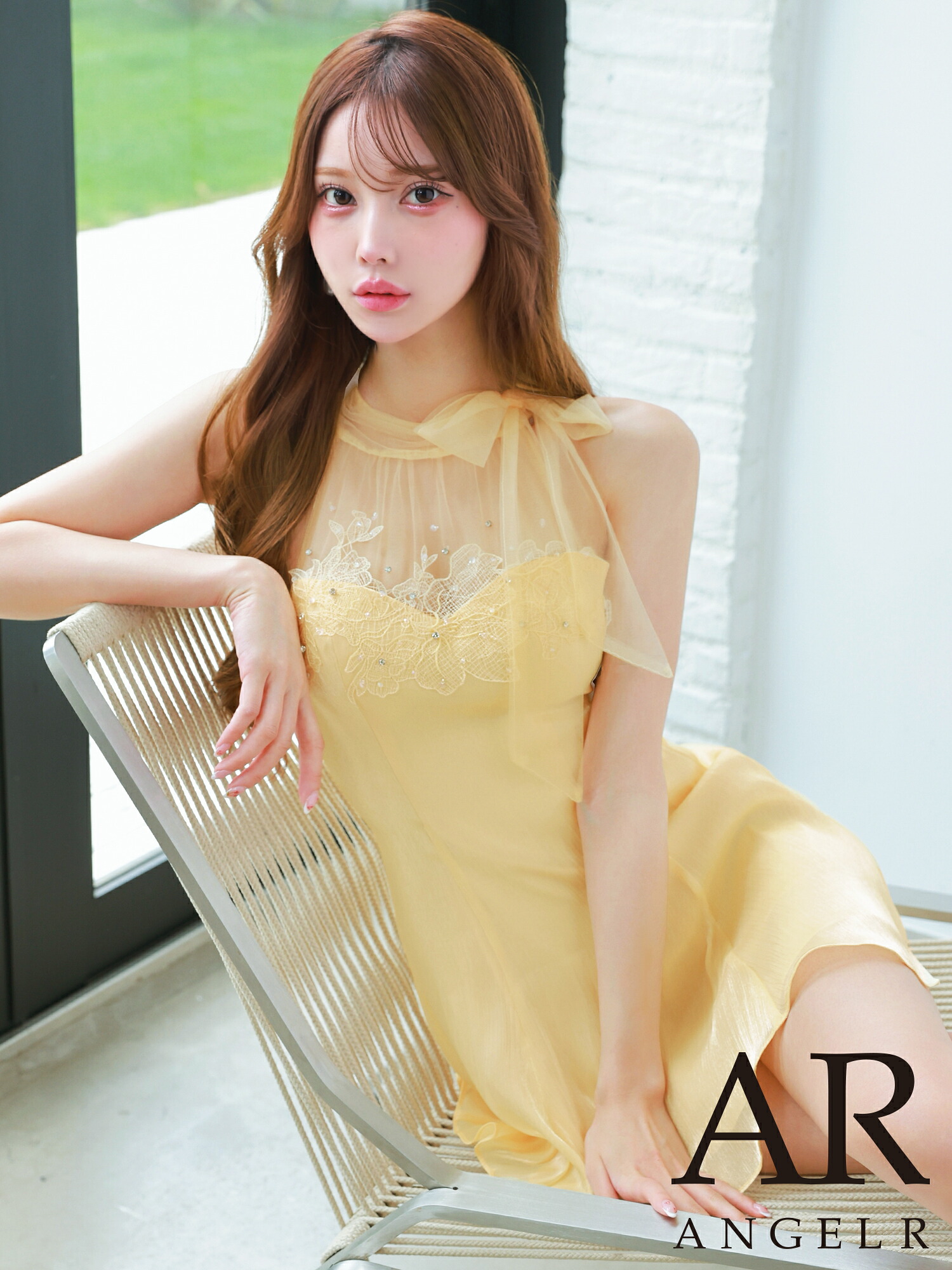 【公式ストア限定プレゼント付】Angel R [エンジェルアール] AR26839 ミニドレス ホルターネック マイクロミニドレス｜Angel R 公式店