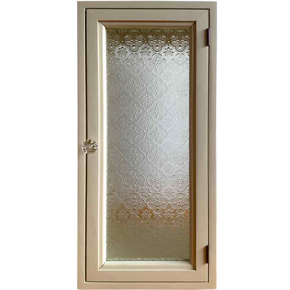 室内側郵便うけ フローラガラス アンティーク白いこと 20x23x45糎 西洋カボチャノッブ 縦型 木製 ひのき お手々お手伝いさん  購入注文お手伝いさん