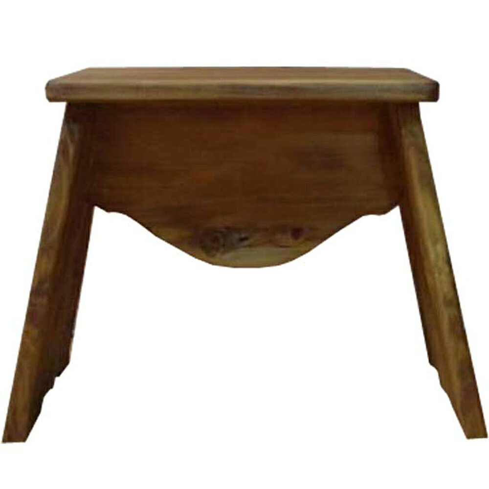 踏み台 木製ステップ アンティークブラウン 42×24×31cm 木製 ひのき ハンドメイド オーダーメイド