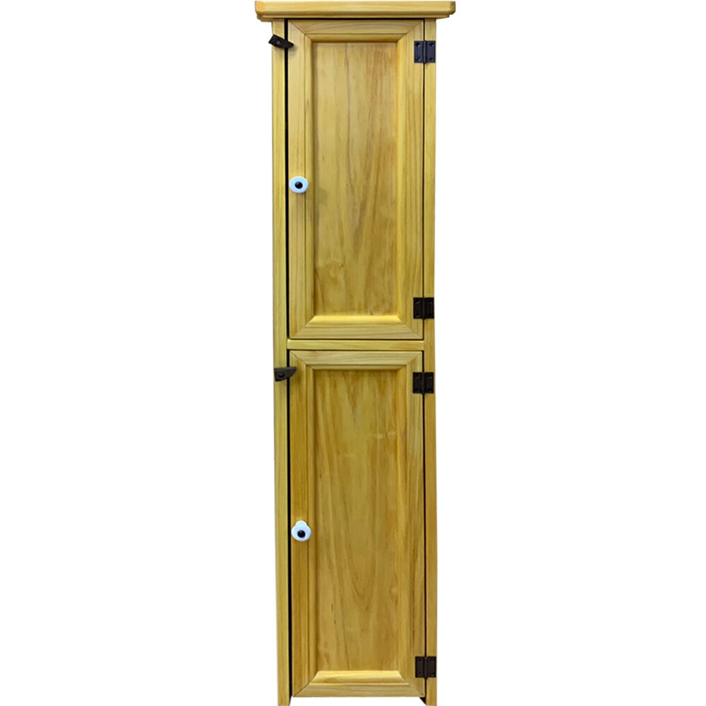 トイレットペーパーキャビネット スリム トイレ収納 ナチュラル 20×19×85cm 木製 ひのき ハンドメイド オーダーメイド