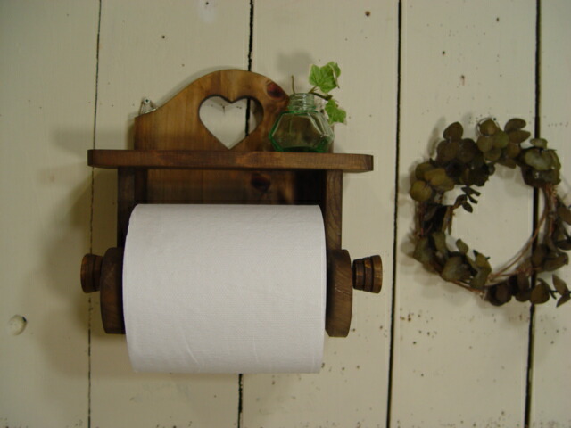 Angels Dust Wooden Toilet Paper Holder Shelf Of The Antique Wooden Toilet Paper Holder Shelf Of The Antique Brown Heart Is With It