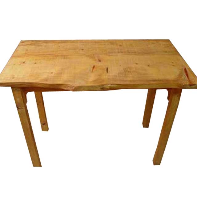テーブル 自然木 ナチュラル w95.5d49h72cm 作業台 木製 ひのき ハンドメイド オーダーメイド|エンジェルズ ダスト