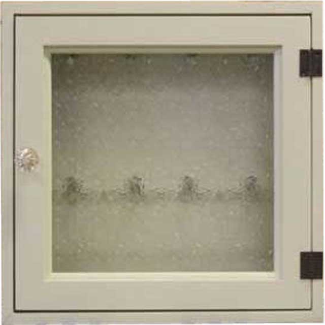 足懸かりボックス席 アンティーク白いこと 30×7×30糎 フローラガラス 西洋カボチャノッブ まっ四角 角型 隅っこ用 木製 ひのき お手々お手伝いさん 購入注文お手伝いさん