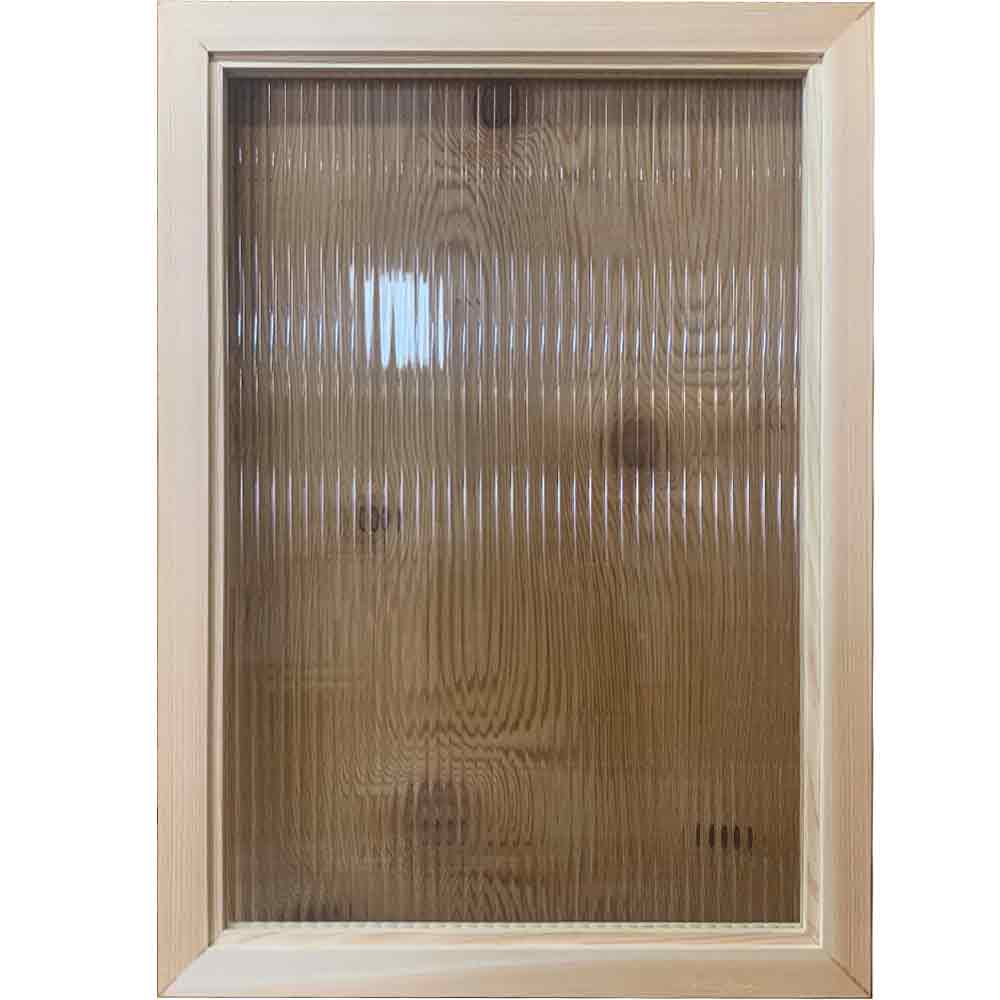 室内窓 モールガラス ライトオーク 50×3.5×70cm 両面仕様 FIX窓 カフェ窓 木製 ひのき ハンドメイド オーダーメイド|エンジェルズ ダスト