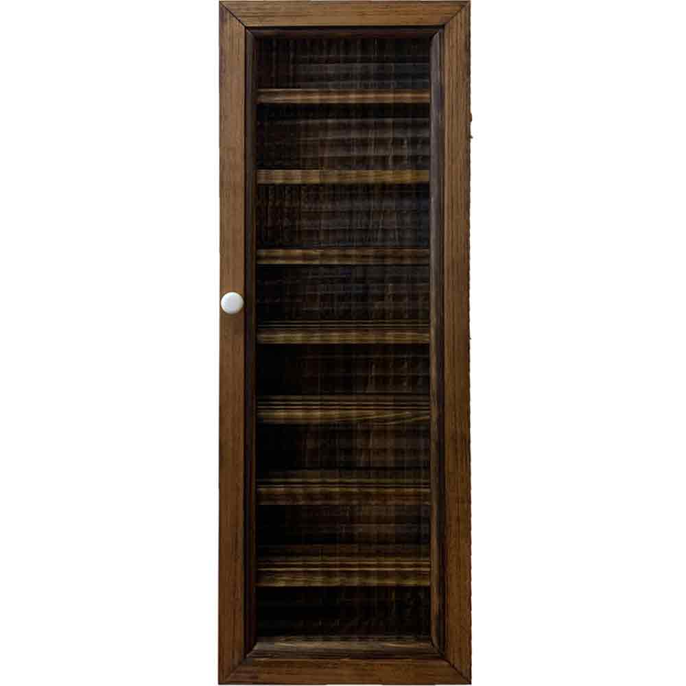 楽天市場】メガネ収納ケース ダークブラウン 19.5×8.5×55cm 透明