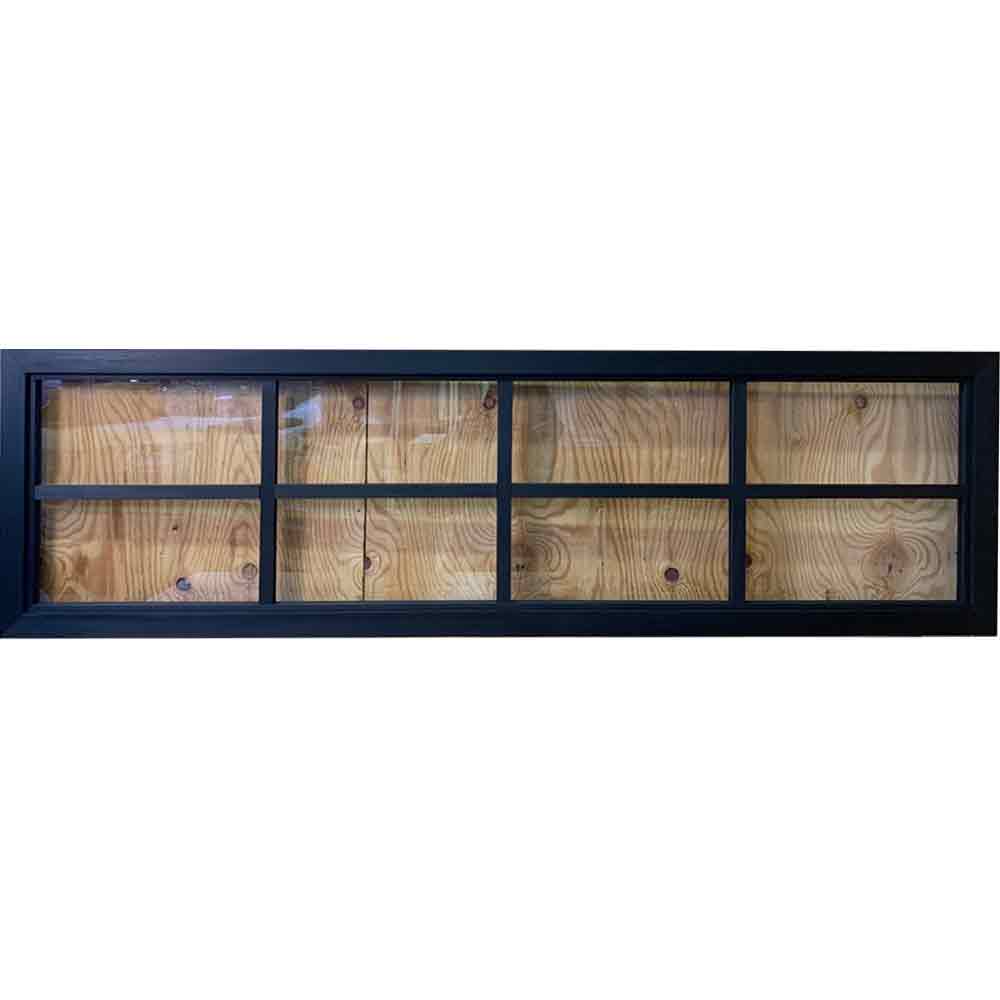 FIX窓 澄み切った玻璃 両面桟入り 140×3.5×40糎 ブラックステイン 飾り窓 木製 ひのき お手手御手伝いさん 購入注文御手伝いさん