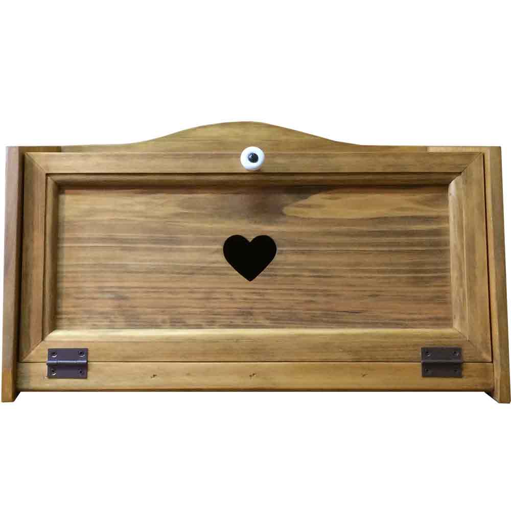 楽天市場】2斤収納 ブレッドケース ハートくり抜き W40cm [RBX-9