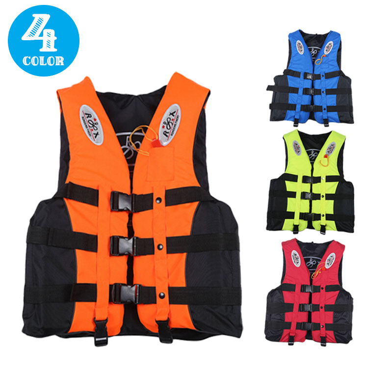 楽天市場】ライフジャケット ベスト ホイッスル付き オレンジ/橙 S