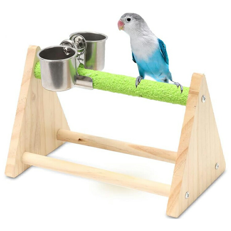 楽天市場】スタンド 鳥用パーチ 天然木 テーブル置き 鳥用品