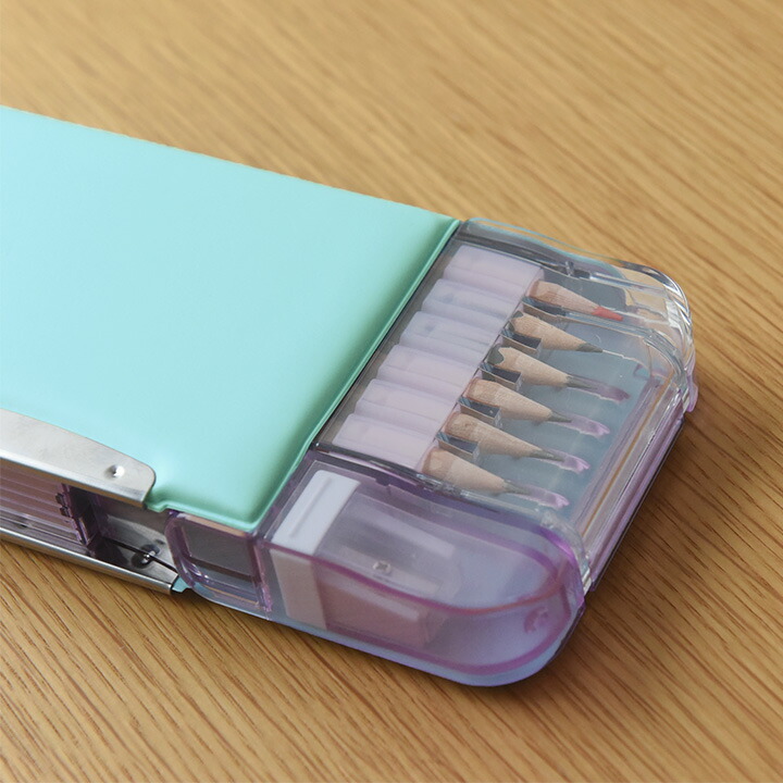 這款鉛筆盒能防止你忘記削鉛筆。這款簡約的鉛筆盒非常適合小學生，是任何學校的理想選擇。另有聲波自動鉛筆可供選擇。