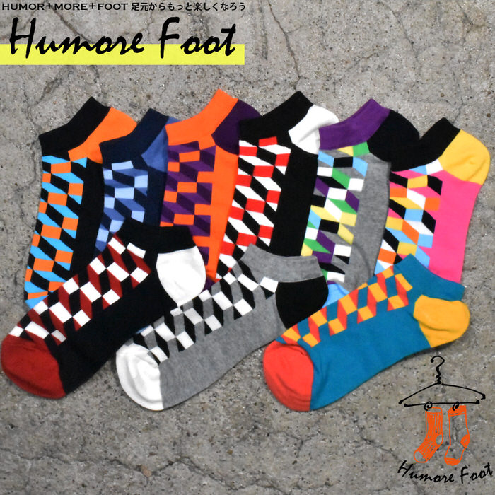 楽天市場 メンズ くるぶしソックス 格子柄 派手 面白い おもしろ 靴下 Socks カジュアル 個性的 変 プレゼント お祝い ネタ お笑い 一発芸 衣装 目立つ バエル 映える Socks 美と健康の専門店 アンジー