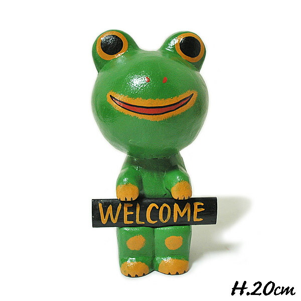 楽天市場】インドネシア製 カエルの木彫り（鳴き声）【アジアン雑貨