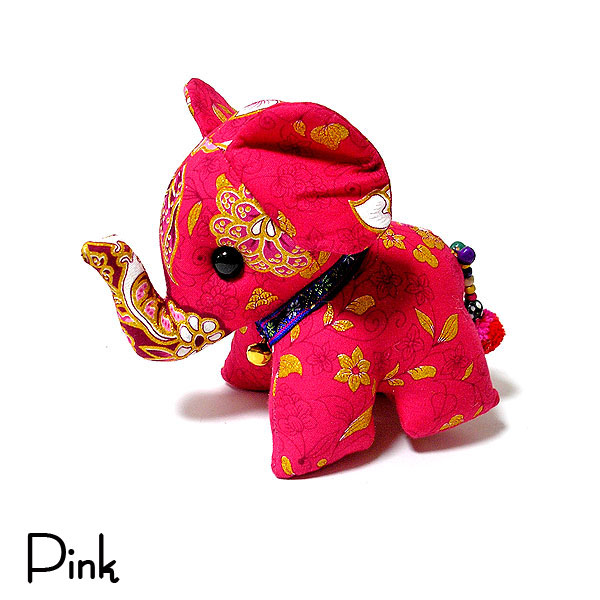 エスニック柄 ゾウさんのぬいぐるみ Mサイズ Pink ゾウ おしゃれな 手作り インテリア 象 置物 アジアン雑貨 バリ雑貨 タイ雑貨 Giosenglish Com