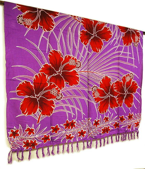 最大63 オフ パレオ 更紗 マルチクロス 赤ハイビスカス パープル おしゃれな タペストリー テーブルクロス アジアン 雑貨 バリ タイ インテリア Www Florestadominicana Org