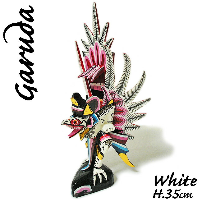 楽天市場】ガルーダの木彫り 100cm 木製スワール無垢材 MADE M作