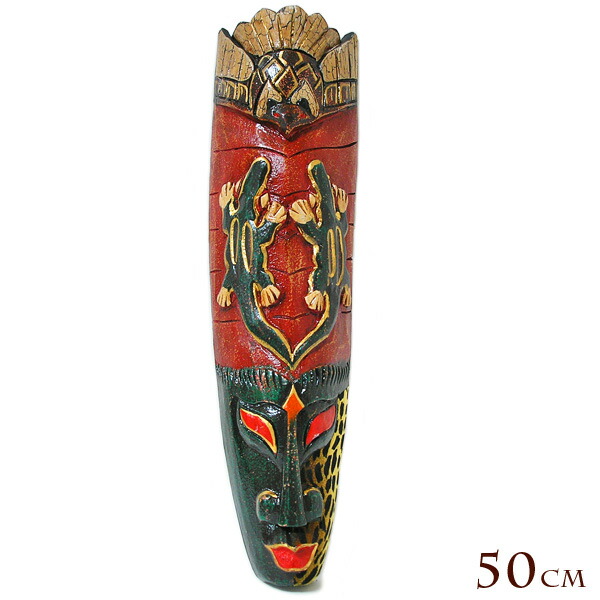 楽天市場】木製バロンお面30（マスク）黒【バリ島直輸入】聖獣 獅子