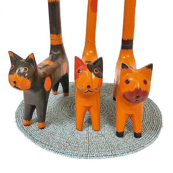 シッポキャット ちり紙 保持者 ストッカー クロ兇漢ねんねこ バリネコ ネコ雑貨 バリ アジアン 相星 雑貨 木製 オブジェ 飾物 ねこグッズ Doorswindowsstairs Co Uk