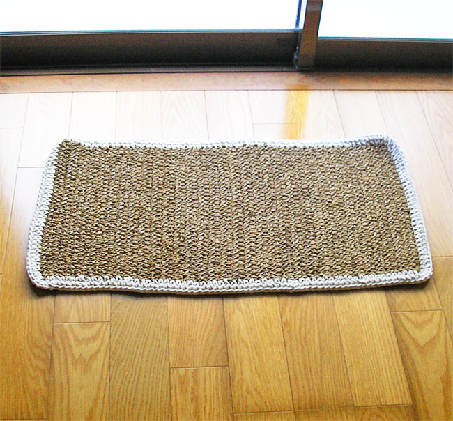 ☆最終値引☆ウォーターヒヤシンス製　ラグ 楽天市場】ウォーターヒヤシンスのラグマット約150cmx80cm アジアン