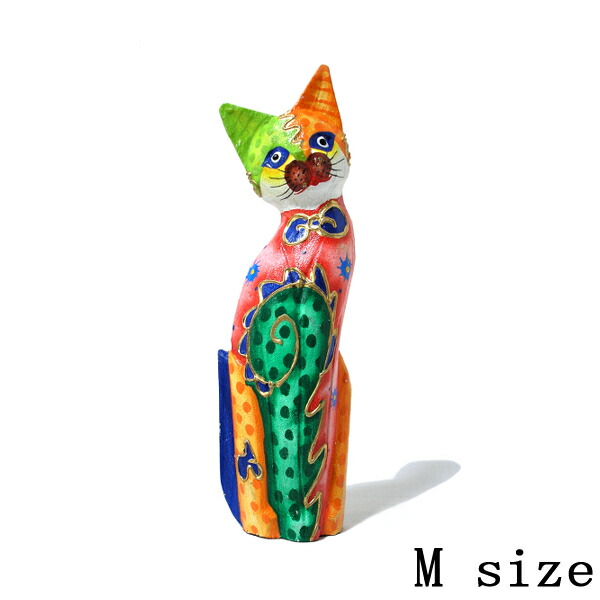 楽天市場】【新春特別クーポン配布中】 ちょこんとお座りするバリネコ