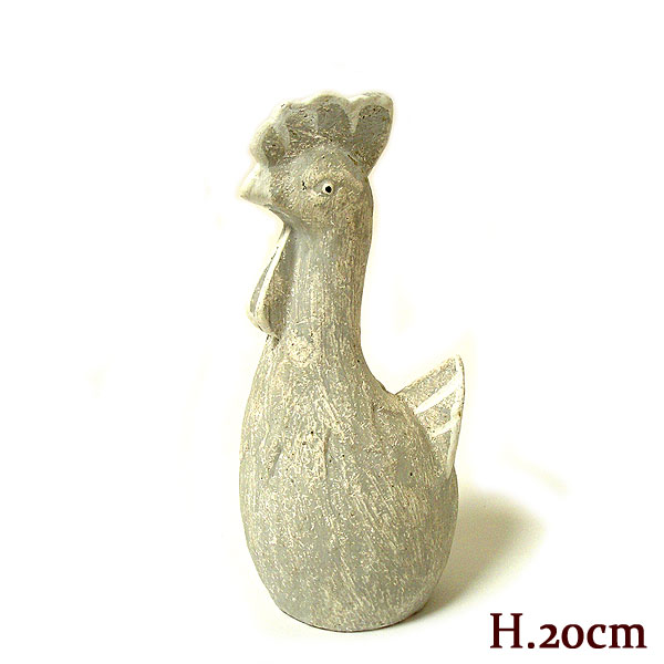 楽天市場】木彫り 置物 鶏 にわとり 鳥 酉 ニワトリ チーク無垢 一刀彫