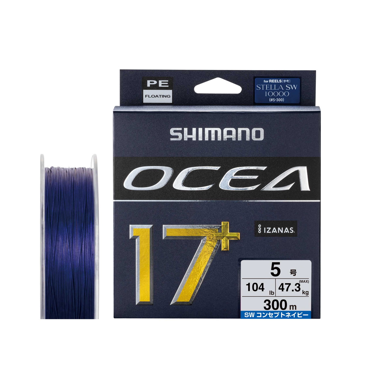 シマノ PEライン オシア 17+ PE 300m LD-A71Y 5号 SWネイビー [4]