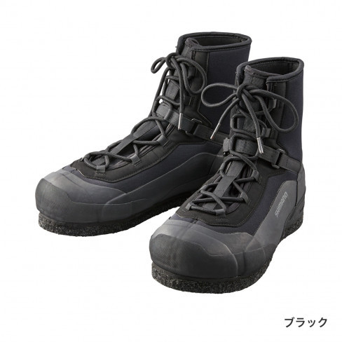 シマノ (Shimano) FS-080U 黒いこと 27.0糎 ロックショアウェットブーツ(ウォータードレイン・ピンフェルト)