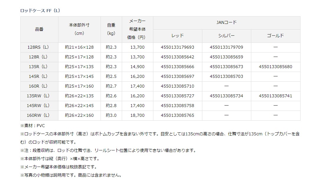 保護と軽量を両立 ダイワ Daiwa ロッドケース Ff 128rs L シルバー
