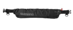 シマノ (Shimano) VF-052K フルブラック フリーサイズ（腰回り／60cm～105cm）ラフトエアジャケット (ウエストタイプ・膨脹式救命具)