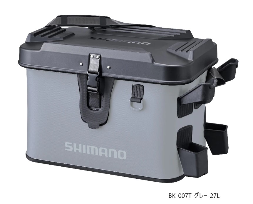 シマノ (shimano) BK-007T グレー 27L ロッドレスト ボートバッグ(ハードタイプ)|アングラーズWEB店