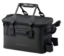 シマノ (Shimano) BK-021W ブラック 27L ロッドレスト タックルバッグ (レスト2/ハードタイプ)