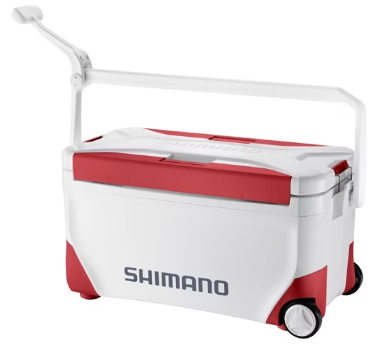 シマノ スペーザ ライト NS-E25Y 25L キャスター レッド shimano　注）ベルトは付属しておりません