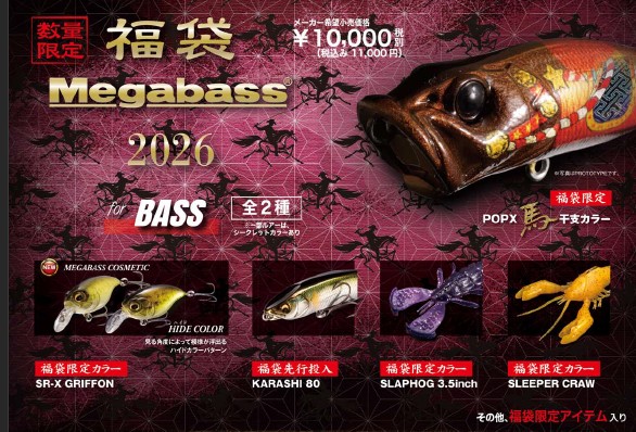 楽天市場】メガバス 2025メガバス福袋 SALT SET : 釣具のFTO