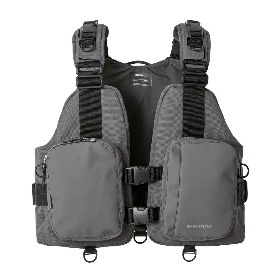 シマノ　ベストバッグ ようやく使えるベストの背面収納に巡り合えた！他社製にも装着