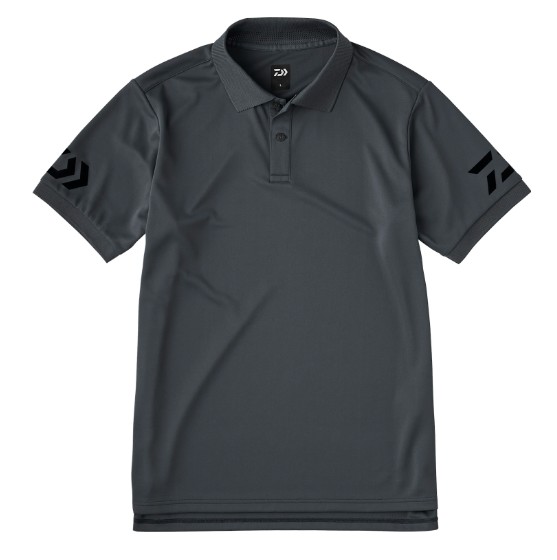 DAIWA　黒 ポロシャツ 半袖 ポケット付き DAIWA PIER39 ポロシャツ TECH POLO SHIRT W/POCKET S/S BE